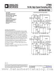 AD7884 datasheet pdf Analog Devices