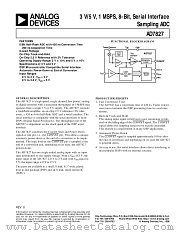 AD7827 datasheet pdf Analog Devices