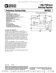 ADP3031 datasheet pdf Analog Devices