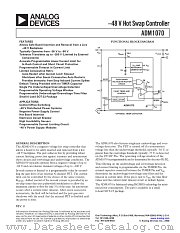 ADM1070 datasheet pdf Analog Devices