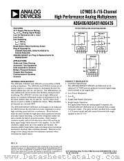 ADG406 datasheet pdf Analog Devices
