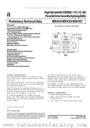 AD5445 datasheet pdf Analog Devices