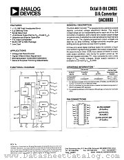 DAC8800 datasheet pdf Analog Devices