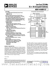AD8115 datasheet pdf Analog Devices