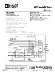 AD1881A datasheet pdf Analog Devices