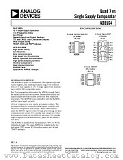 AD8564 datasheet pdf Analog Devices