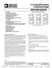ADG783 datasheet pdf Analog Devices