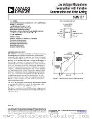 SSM2167 datasheet pdf Analog Devices