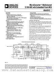 ADUC812 datasheet pdf Analog Devices