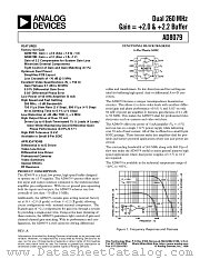 AD8079 datasheet pdf Analog Devices