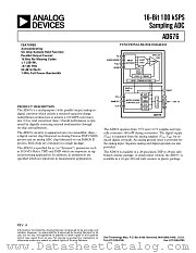 AD676 datasheet pdf Analog Devices