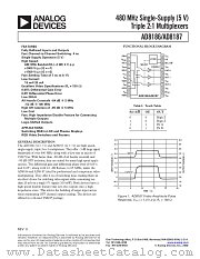 AD8186 datasheet pdf Analog Devices