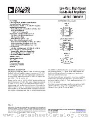 AD8091 datasheet pdf Analog Devices