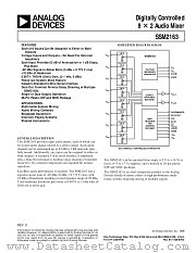 SSM2163 datasheet pdf Analog Devices