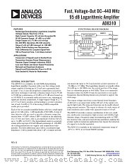 AD8310 datasheet pdf Analog Devices