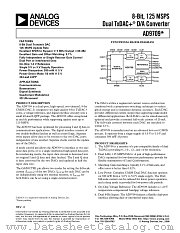AD9709 datasheet pdf Analog Devices