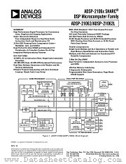 ADSP-21062 datasheet pdf Analog Devices