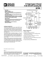 AD7856 datasheet pdf Analog Devices