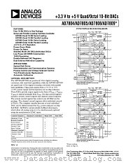 AD7808 datasheet pdf Analog Devices