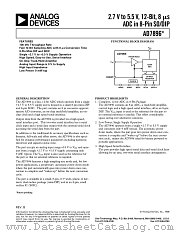 AD7896 datasheet pdf Analog Devices