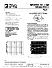 AD629 datasheet pdf Analog Devices