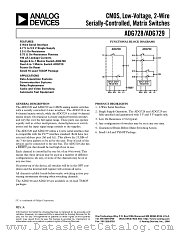 ADG728 datasheet pdf Analog Devices