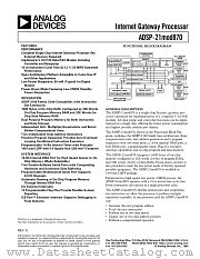 ADSP-21MOD870 datasheet pdf Analog Devices