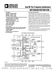 ADF4207 datasheet pdf Analog Devices