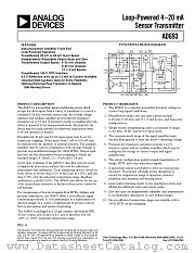 AD693 datasheet pdf Analog Devices