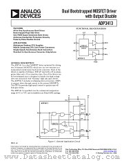 ADP3413 datasheet pdf Analog Devices