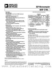 ADSP-2184L datasheet pdf Analog Devices