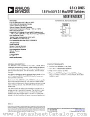 ADG820 datasheet pdf Analog Devices