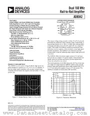AD8042 datasheet pdf Analog Devices