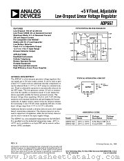 ADP667 datasheet pdf Analog Devices