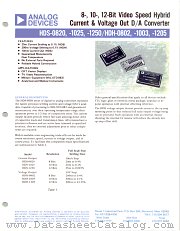 HDS-1250G datasheet pdf Analog Devices