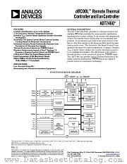 ADT7460 datasheet pdf Analog Devices