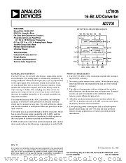 AD7701 datasheet pdf Analog Devices