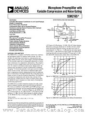 SSM2165 datasheet pdf Analog Devices