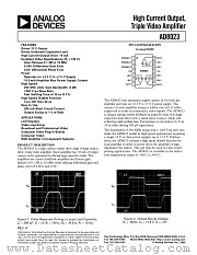 AD8023 datasheet pdf Analog Devices