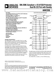 ADM2209E datasheet pdf Analog Devices
