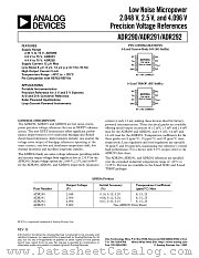 ADR292 datasheet pdf Analog Devices