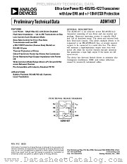 ADM1487 datasheet pdf Analog Devices