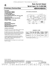 AD5555 datasheet pdf Analog Devices