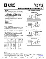 ADM1815 datasheet pdf Analog Devices