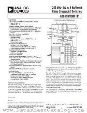 AD8110 datasheet pdf Analog Devices