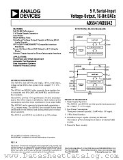AD5542 datasheet pdf Analog Devices