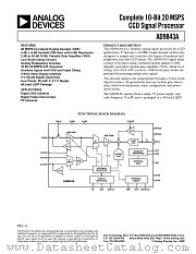AD9843 datasheet pdf Analog Devices