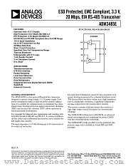 ADM3485E datasheet pdf Analog Devices