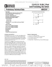 ADG3247 datasheet pdf Analog Devices