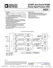 AD6634 datasheet pdf Analog Devices